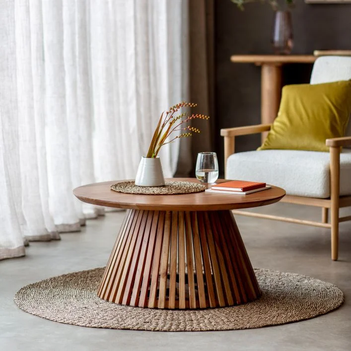 Japandi Slatted Coffee Table 2